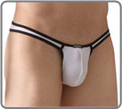 The Sport Beach mini-brief is underlined f black and semi-covering on the back...
