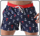 Fashionable style with a contemporary design printed boat anchors. Fast-drying...