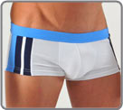 Boxer de bain taille basse, jambes courtes, soulignant votre sex-appeal. La et...