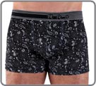 Boxer en microfibre douce, extensible et confortable avec un imprim graphique...