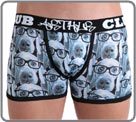 Douceur de la matire et originalit du tissu sont les atouts de ce boxer...