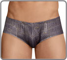 A very realistic Jeans allover print... you've never worn jeans so close to...