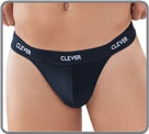 String en tissu mesh confortable, taille basse, logos Clever sur la ceinture Il...