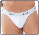 String en tissu mesh confortable, taille basse, logos Clever sur la ceinture Il...