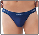 Comfortable fabric thong, low waist, Clever logos on the elastic belt. It is to...
