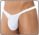 An alliance of ultra-light transparent and structured fabric with stripes, very...