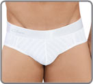 A very comfortable brief, both sexy and sporty, with its transparent insert all...