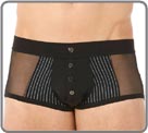 Ritz : une ligne trs originale et sexy : shorty en voile avec poche en matire...