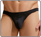 Thong in cotton and elastan, classic and sexy cut. Intense color. Unlined front...