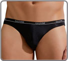 Mini brief based on a very fluid and light microfiber material. Small belt Not...