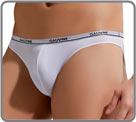 Mini brief based on a very fluid and light microfiber material. Small belt Not...