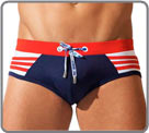 Swim brief with push-up effect. For a perfect look, exclusive system. a and...