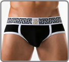 Ultra-Comfort low-cut brief cuts made of high quality cotton and modal. Edgings...