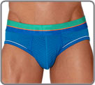 Low-waisted classic fit briefs in a sporty look thanks to their breathable mesh...